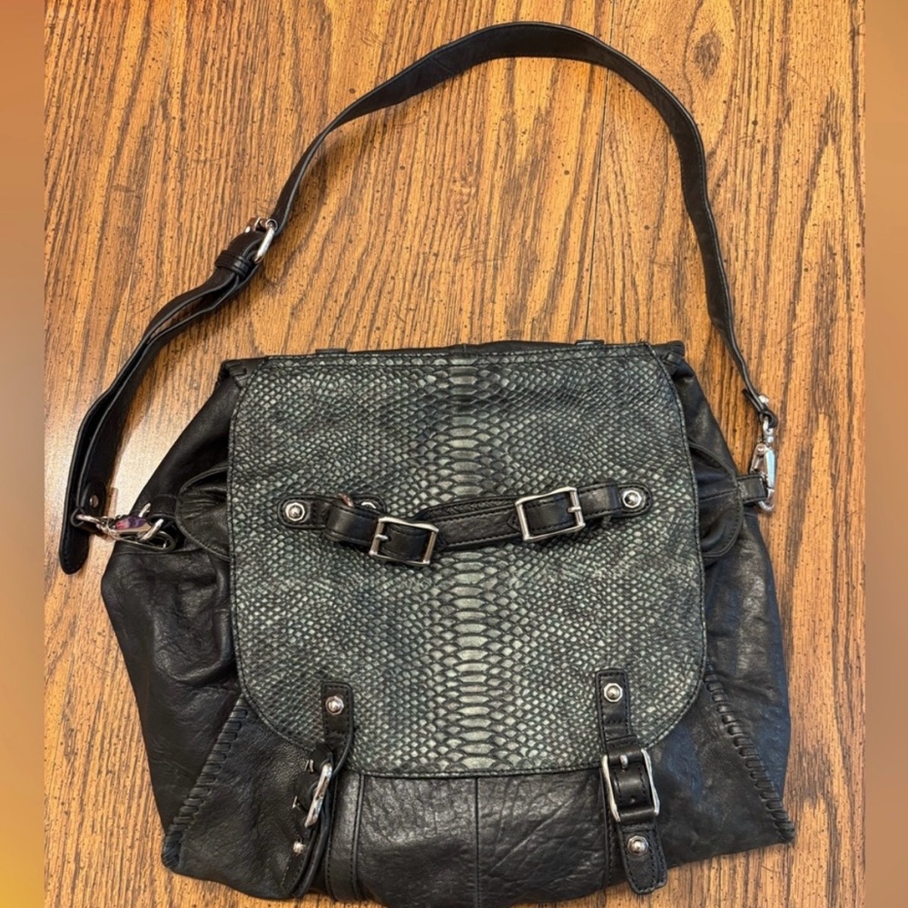 Treesje butter soft genuine leather hobo bag